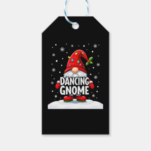 Christmas Gnome Dancing Gnome Family Christmas (5) Gift Tags