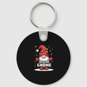 Christmas Gnome Dancing Gnome Family Christmas (7) Key Ring