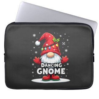 Christmas Gnome Dancing Gnome Family Christmas (7) Laptop Sleeve