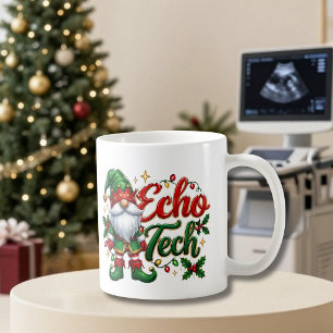 Christmas Gnome Echo Tech Coffee Mug