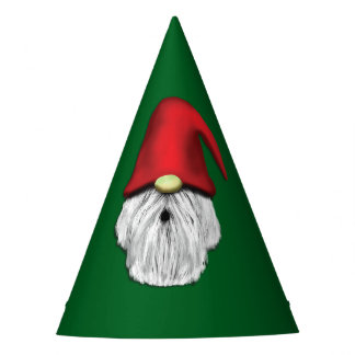 Christmas Gnome Face Party Hat