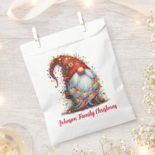 Christmas Gnome Favour Bags