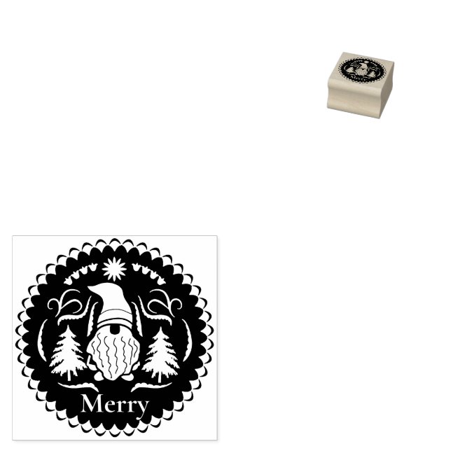 Christmas Gnome Folklore Wax Seal Stamp (Stamped)
