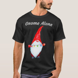 Christmas Gnome Gnome Alone T-Shirt
