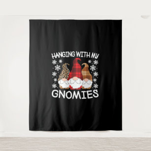 Christmas Gnome Hanging With My Gnomies Tapestry