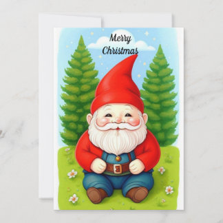 Christmas Gnome Holiday Card