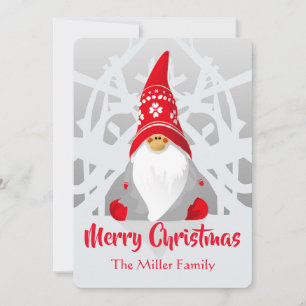 Christmas Gnome Holiday Card