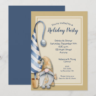 Christmas Gnome Holiday Party Invitation