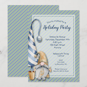 Christmas Gnome Holiday Party Invitation