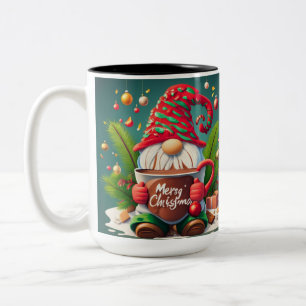 Christmas Gnome Huge Hot Chocolate Coffee Mug
