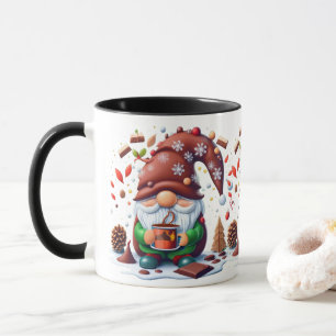Christmas Gnome Huge Hot Chocolate Coffee Mug