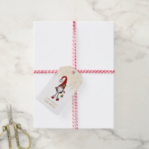 Christmas Gnome, Merry Christmas Gift Tags