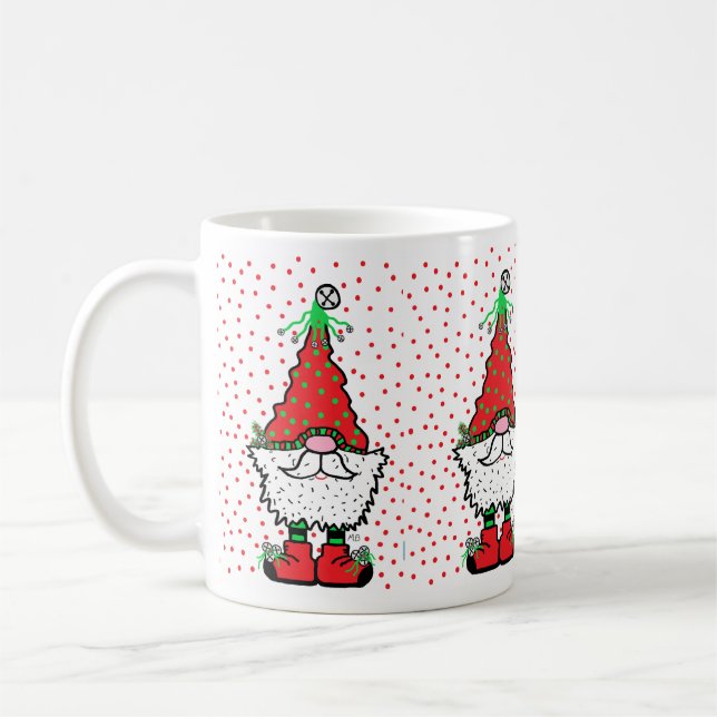 Christmas Gnome Mug (Left)