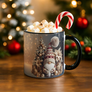 Christmas Gnome Mug Holiday Gift Cozy Winter