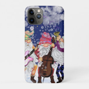 Christmas Gnome Music Band Funny iPhone Case