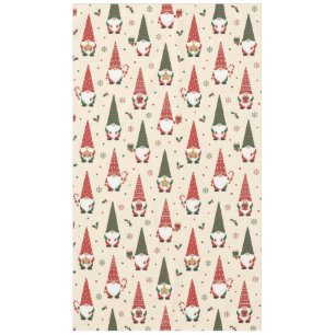 Christmas Gnome Party Pattern Tablecloth