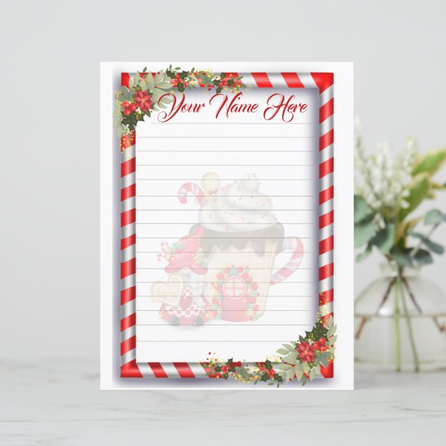 Christmas Gnome Personalised (Standing Front)