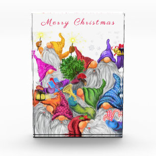 Christmas Gnome Photo Block