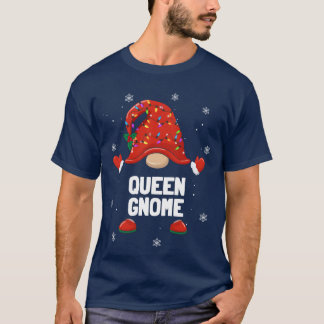 Christmas Gnome Queen Gnome Family Christmas funny T-Shirt