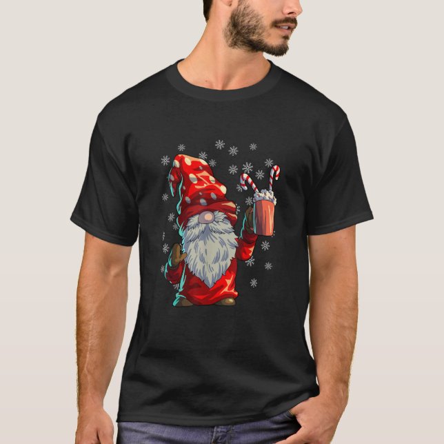 Christmas Gnome Shirt Men Women Buffalo Plaid Red  (Front)