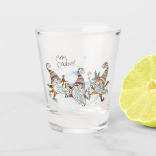 Christmas Gnome  Shot Glass