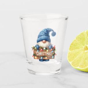 Christmas Gnome Shot Glass