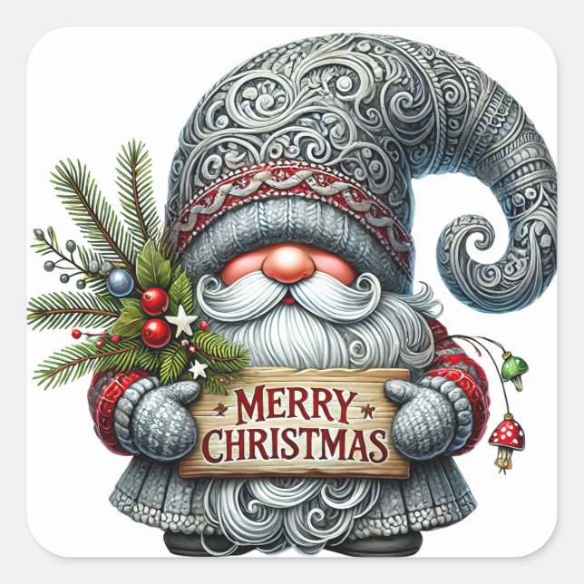 Christmas  Gnome Stickers (Front)