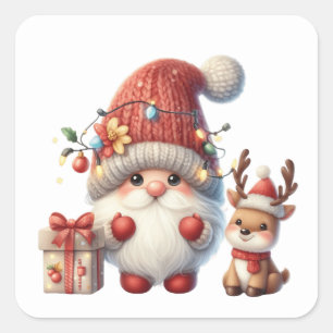 Christmas Gnome Stickers