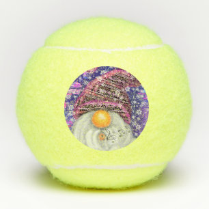 Christmas Gnome Tennis Balls