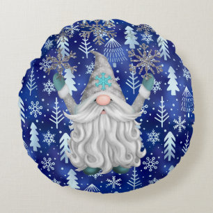 Christmas Gnome  Throw Pillow