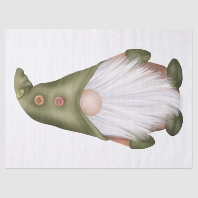 Christmas Gnome Tissue Paper (Front)