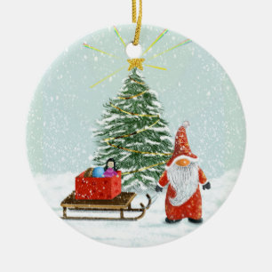 Christmas Gnome Tree Ornament