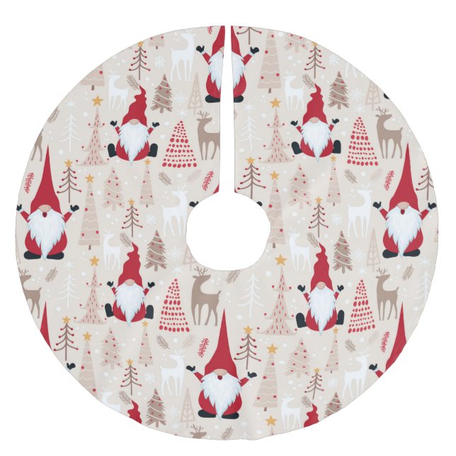 Christmas Gnome Tree Skirt (Front)