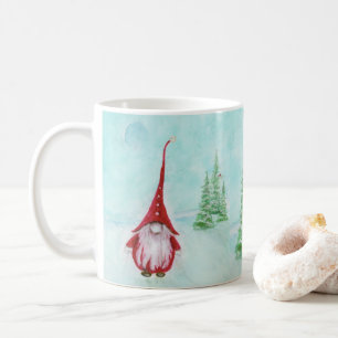 Christmas Gnome Whimsical Coffee Mug