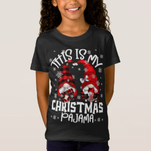 Christmas Gnomes Buffalo Plaid This Is My Christma T-Shirt