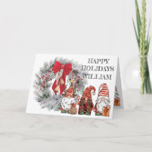 Christmas Gnomes Card
