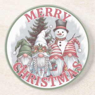 Christmas Gnomes Coaster
