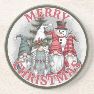 Christmas Gnomes Coaster