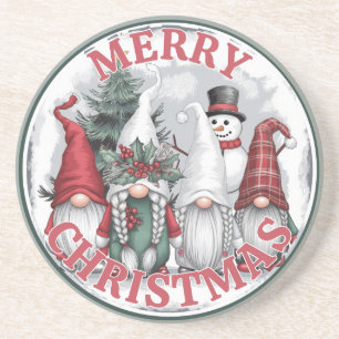Christmas Gnomes Coaster