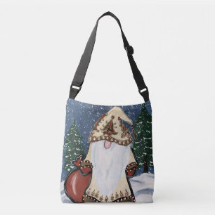 CHRISTMAS GNOMES CROSSBODY BAG