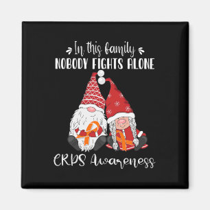 Christmas Gnomes CRPS Awareness Magnet
