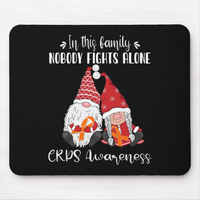 Christmas Gnomes CRPS Awareness  Mouse Mat (Front)