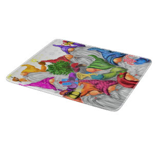 Christmas Gnomes Cutting Board