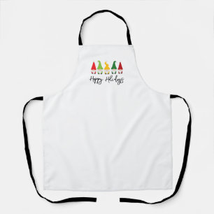 Christmas Gnomes Family Happy Holidays Festive Fun Apron