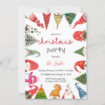 Christmas Gnomes Family Snowman Chrismas Party Invitation<br><div class="desc">Making Spirits Bright Holiday Cocktail Party Christmas Party Invitation!</div>