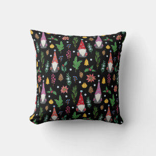 Christmas Gnomes: Festive Seamless Pattern Cushion