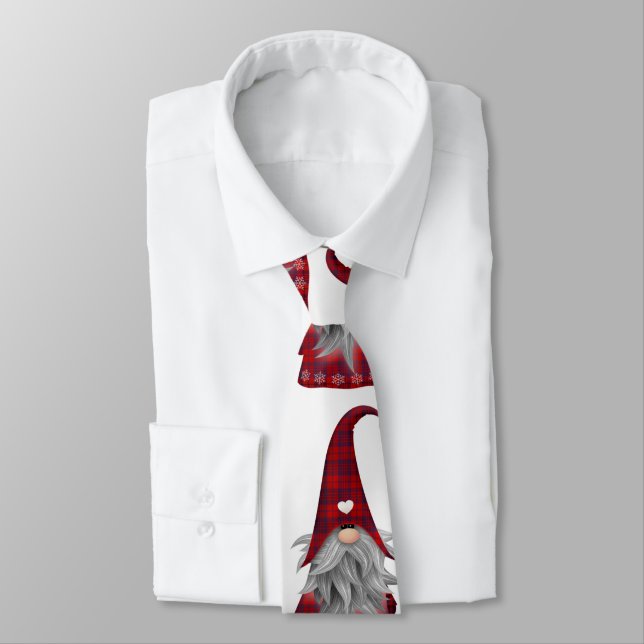 ****CHRISTMAS GNOMES GALORE**** CHRISTMAS TIE (Tied)