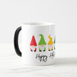 Christmas Gnomes Happy Holidays Colourful Fun Magic Mug