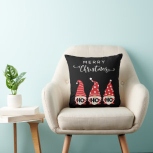 Christmas Gnomes Ho Ho Ho Cushion