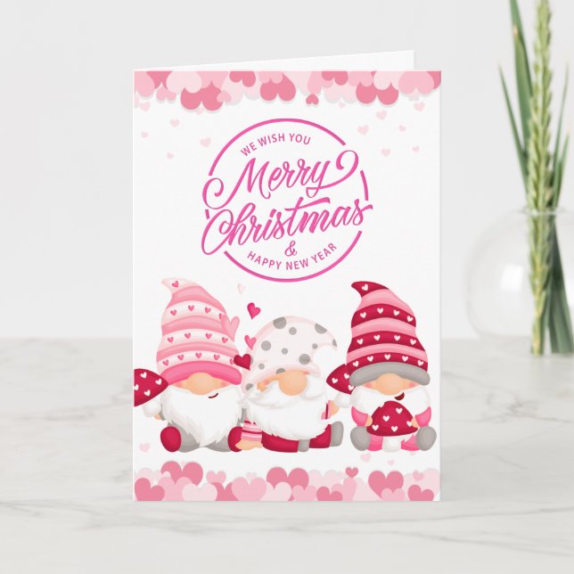 Christmas Gnomes Holiday Card (Front)